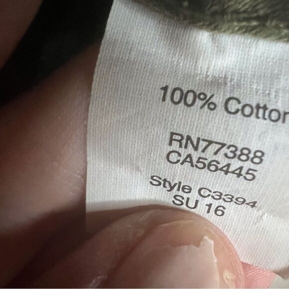 Madewell Fleet Boho Utility Grunge Jacket Size XS Olive Green Military‎ - Picture 6 of 6